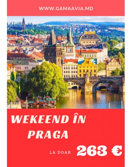 Wekeend in PRAGA! 263 €!!